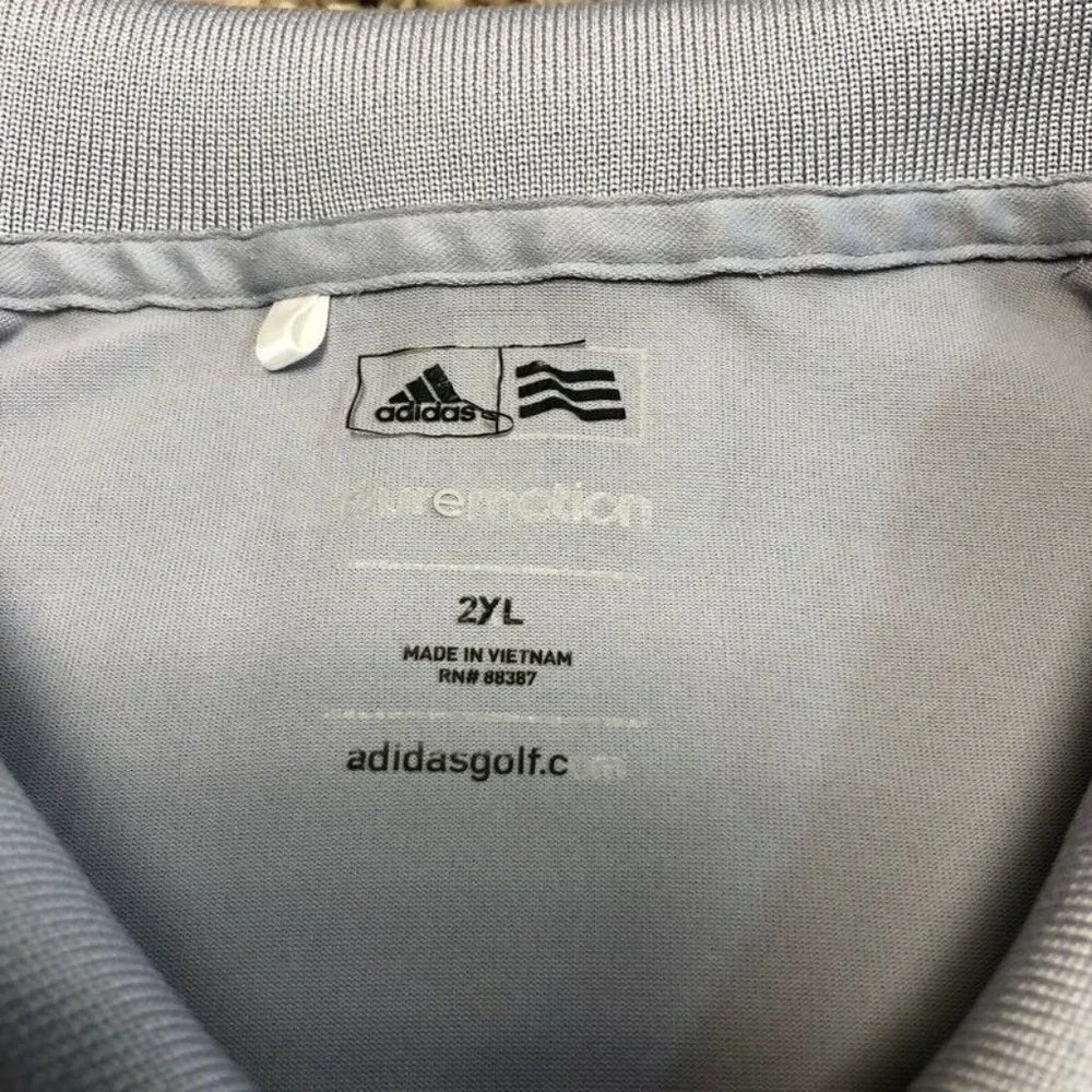 Adidas Golf‎ Mens Puremotion Polo Shirt Gray 2XL